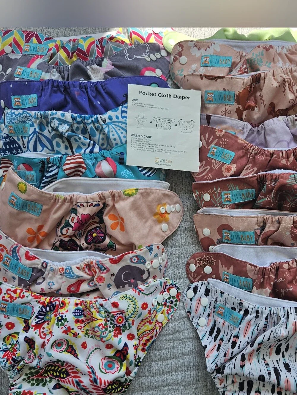 Alva Baby Pocket Cloth Diaper